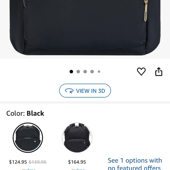 Pacsafe Black Modern Backpack with Durable Design - Picture 11 of 11